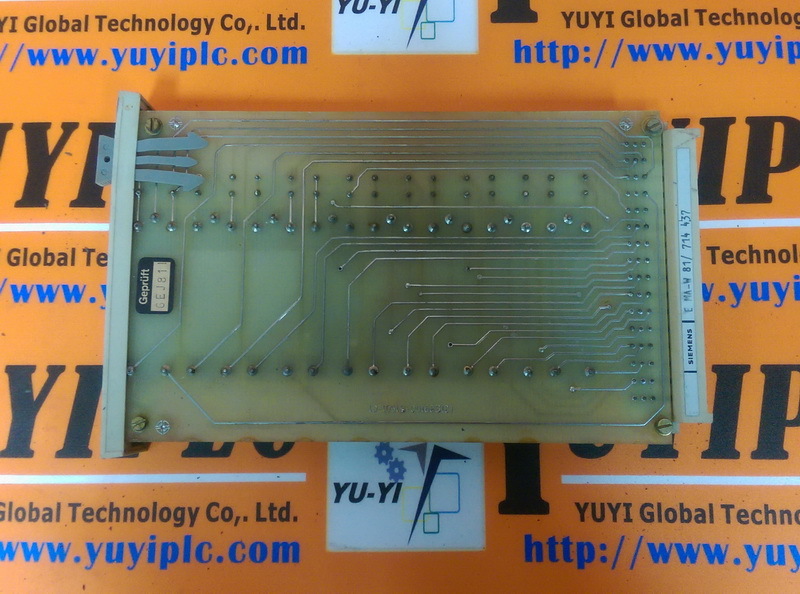 SIEMENS E 89 100-B 1501-L1 SIMATIC Simadyn - 裕益科技自動化設備可程式編碼器PLC分散式控制系統DCS